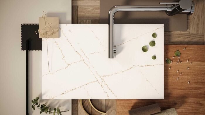 Kwartscomposiet Keukenblad Aterra Verity 5122 Caesarstone  